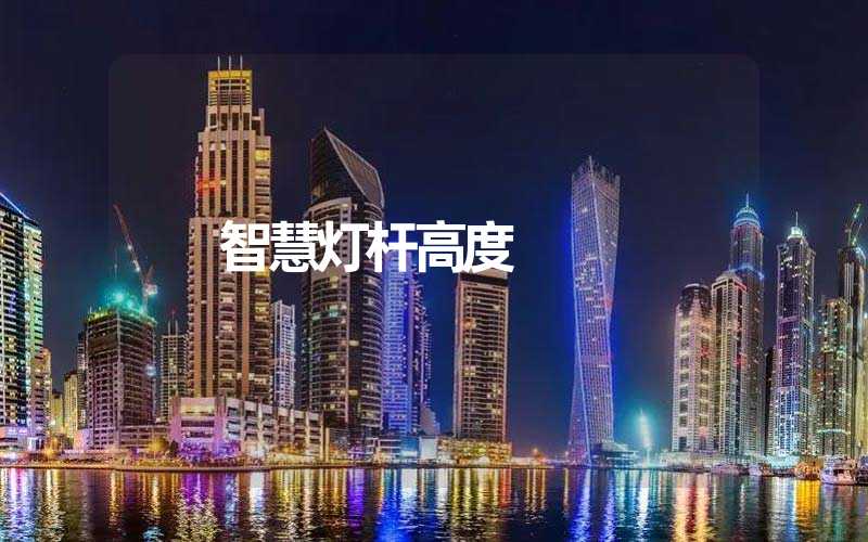 智慧灯杆高度 